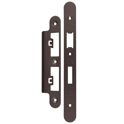 Forend Strike & Fixing Pack To Suit Din Euro Sash/Bathroom Lock