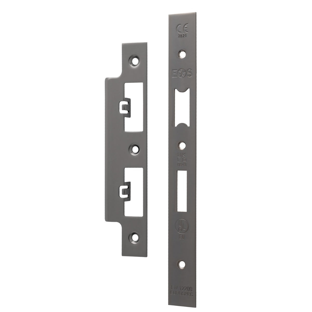Forend Strike & Fixing Pack To Suit Din Euro Sash/Bathroom Lock
