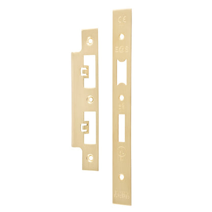 Forend Strike & Fixing Pack To Suit Din Euro Sash/Bathroom Lock