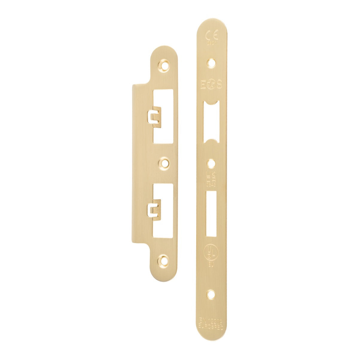 Forend Strike & Fixing Pack To Suit Din Euro Sash/Bathroom Lock
