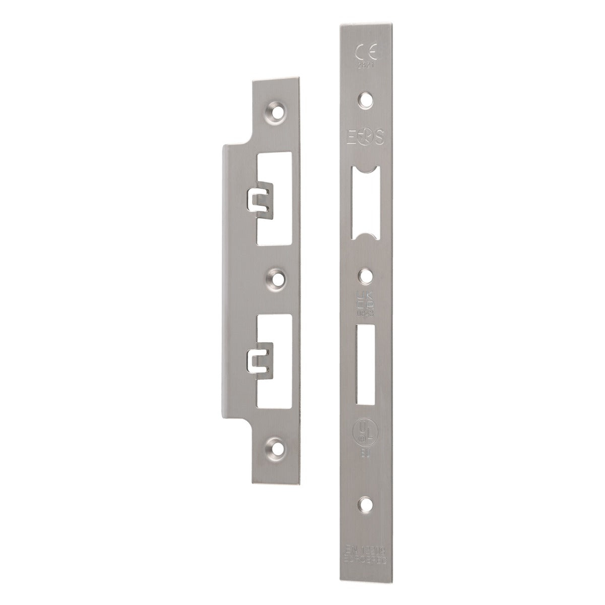 Forend Strike & Fixing Pack To Suit Din Euro Sash/Bathroom Lock