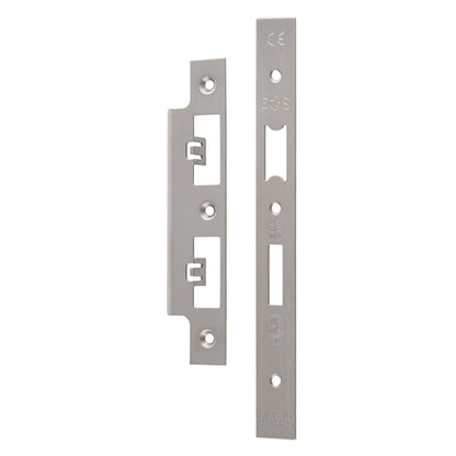 Forend Strike & Fixing Pack To Suit Din Euro Sash/Bathroom Lock
