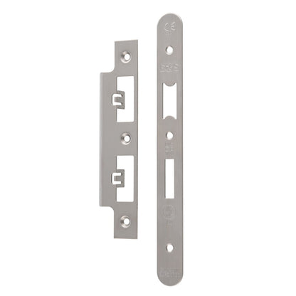 Forend Strike & Fixing Pack To Suit Din Euro Sash/Bathroom Lock