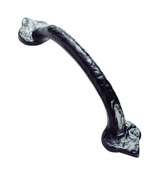 Fleur de Lys Hammered Pull Handle