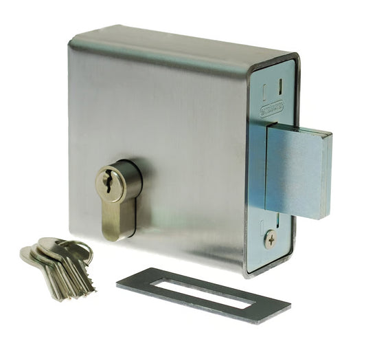 GD Weld-In Double Throw Deadlock Keyed Gate Lock (LEAD TIME: 2-3 DAYS)
