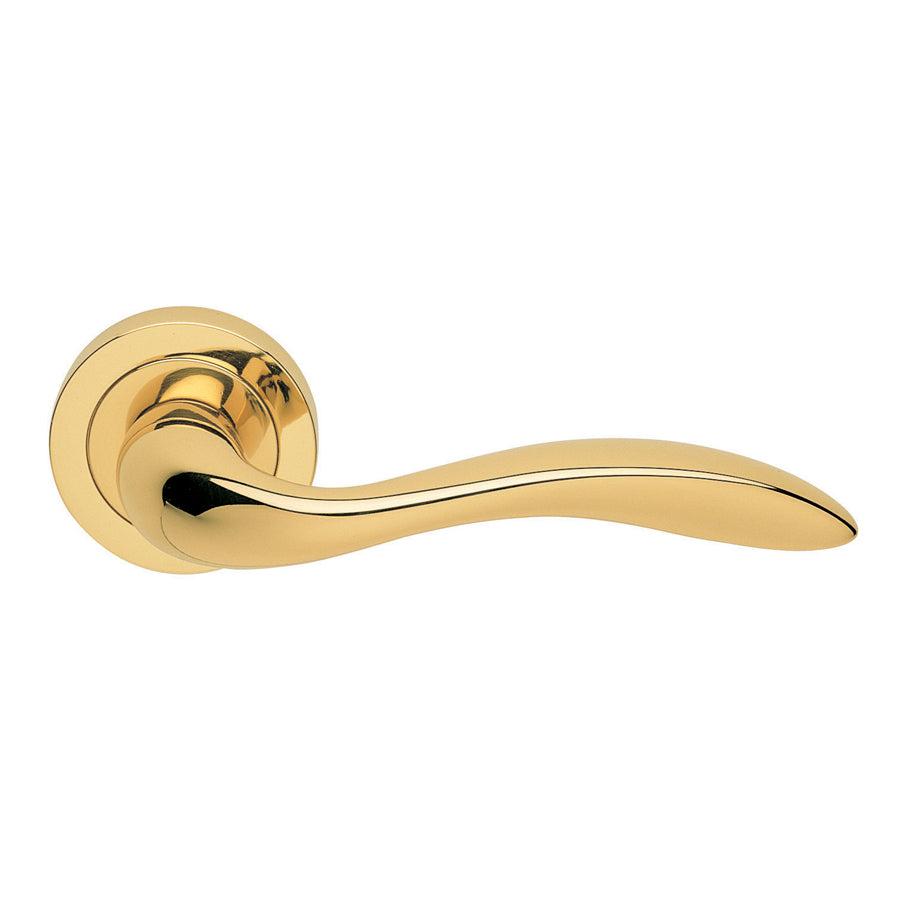 Giava Lever on Round Rose