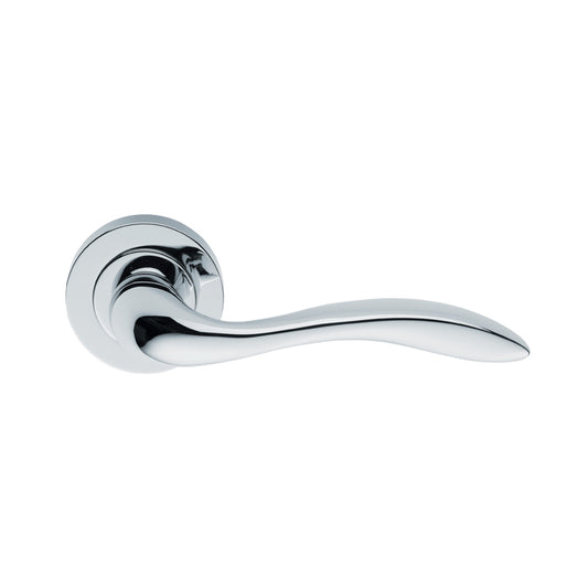 Giava Lever on Round Rose