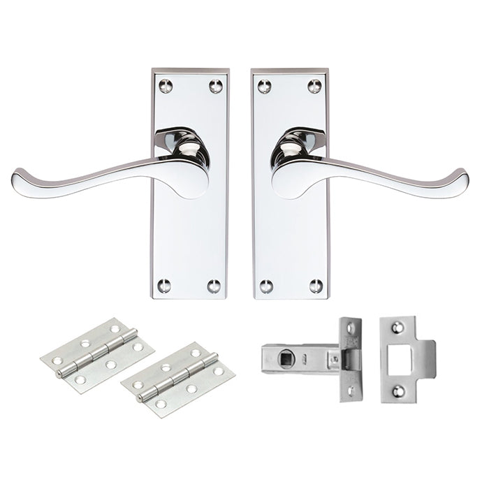 Contract Victorian Scroll Latch Pack