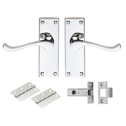 Contract Victorian Scroll Latch Pack