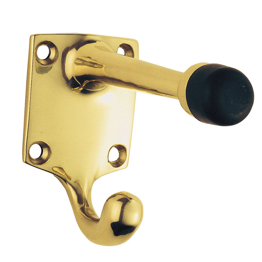 Hat and Coat Hook with Rubber Buffer