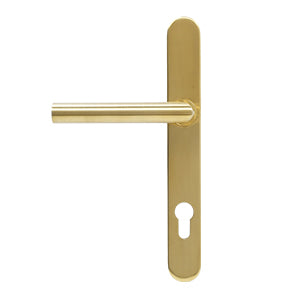 KM078C BLU Mitre Sprung Lever Door Handle (LEAD TIME: 2-3 DAYS)