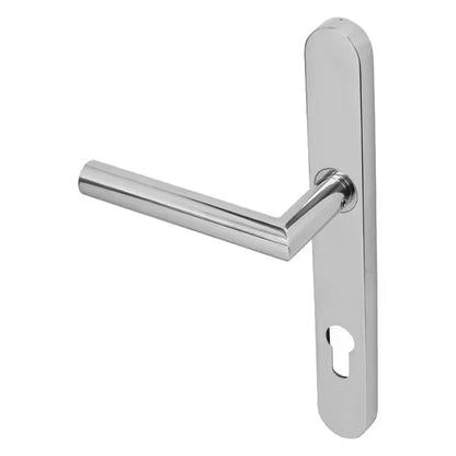 KM078C BLU Mitre Sprung Lever Door Handle (LEAD TIME: 2-3 DAYS)