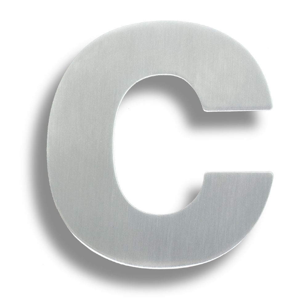 Stainless Steel Large Numerals & Letters