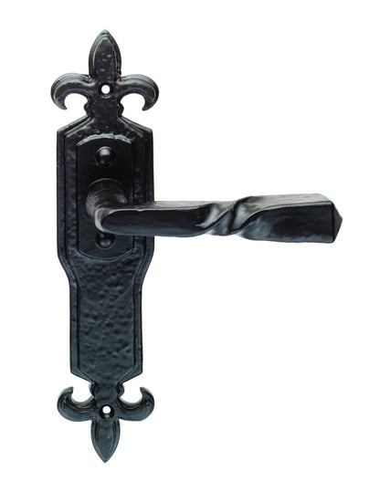 Barley Twist Lever on Gothic Backplate