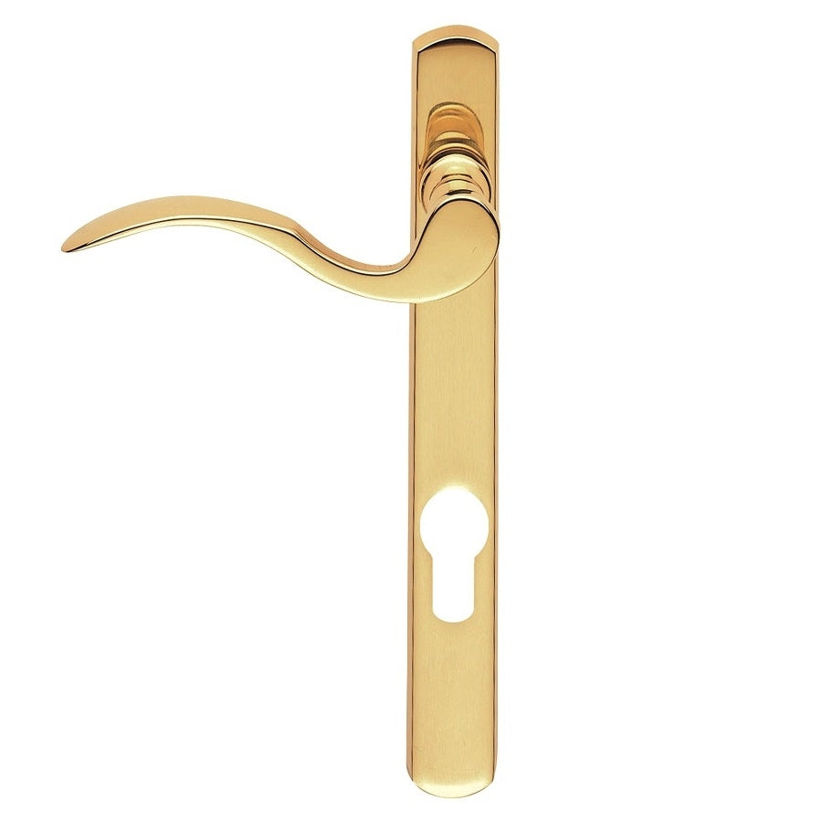 Scroll Lever on Narrow Plate