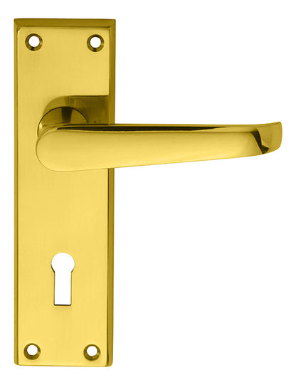 Victorian Lever on Backplate