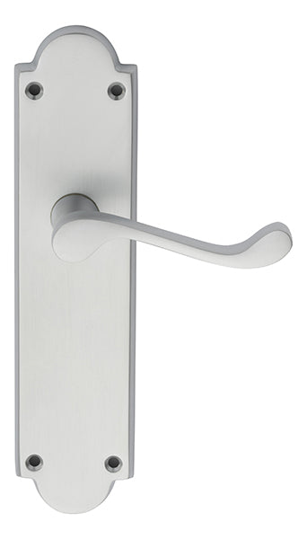 Victorian Scroll Lever on Shaped Backplate