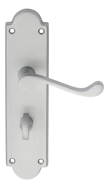 Victorian Scroll Lever on Shaped Backplate
