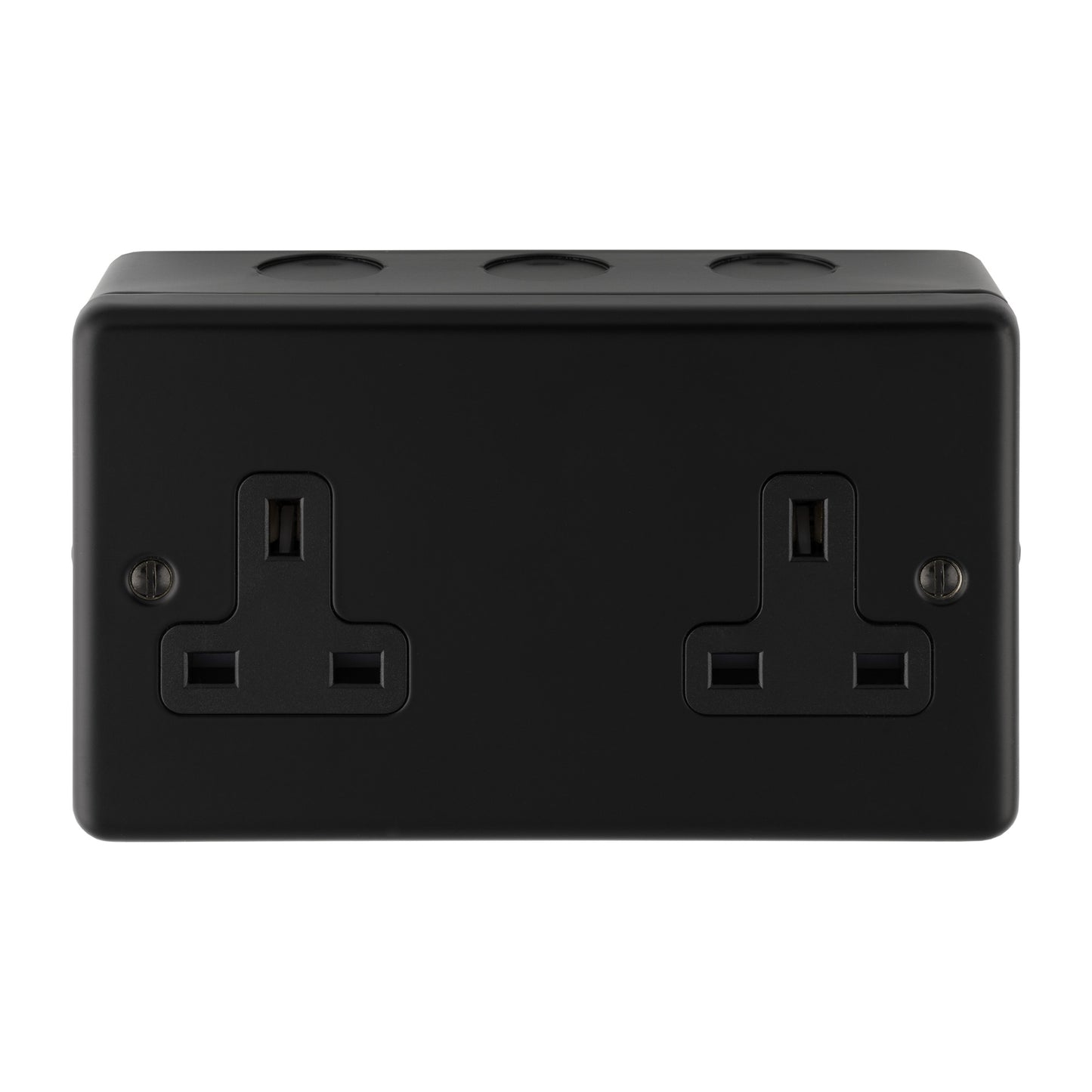 Metal Clad 1-2 Gang 13Amp Unswitched Socket
