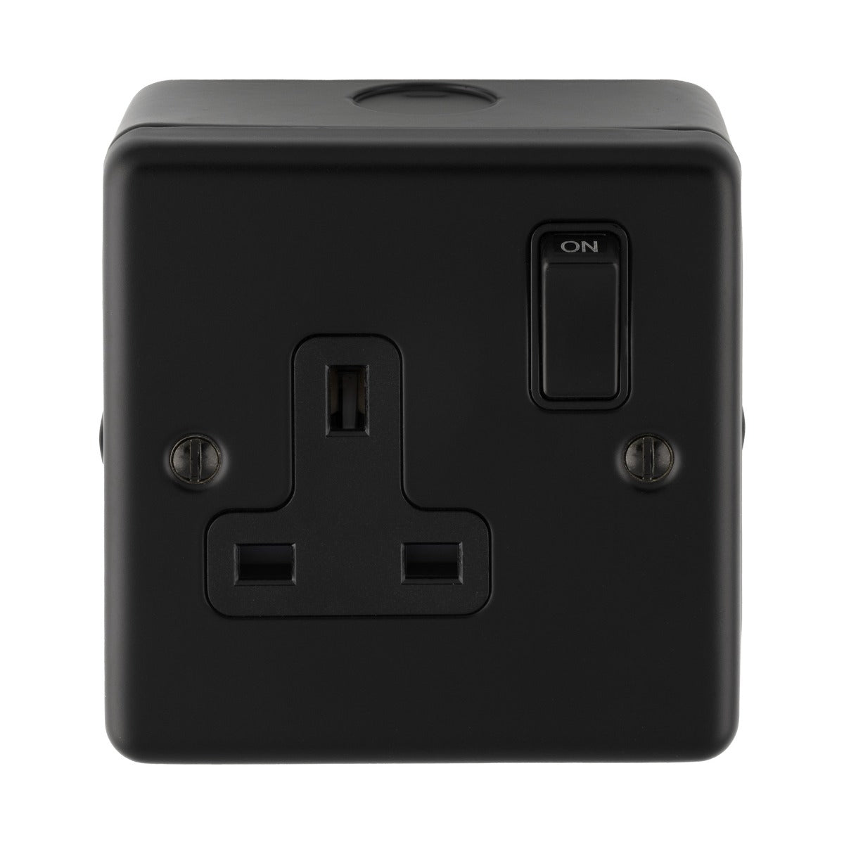 Metal Clad 1-2 Gang Switched DP Socket