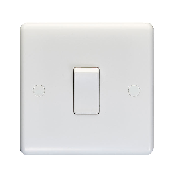 10Amp 1-6 Gang White Switch