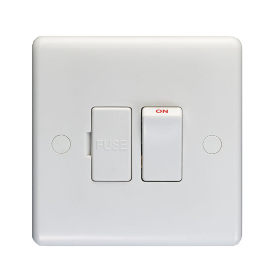 13 Amp Switched fused spur with flex outlet