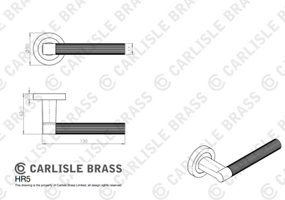 Hey Riga lever handle on threaded rose