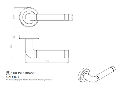 Quaranta Lever on Rose