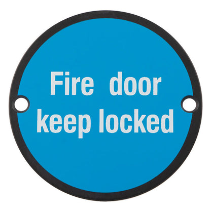 Fire Door Keep Locked Symbols