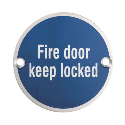Fire Door Keep Locked Symbols