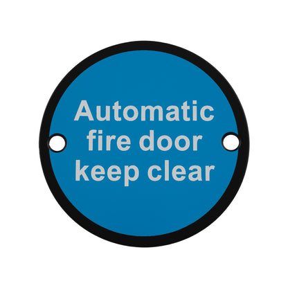 Automatic Fire Door - Keep Clear
