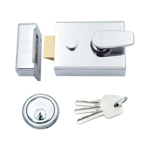 Non Dead Locking Cyl Rim Nightlatch 60mm