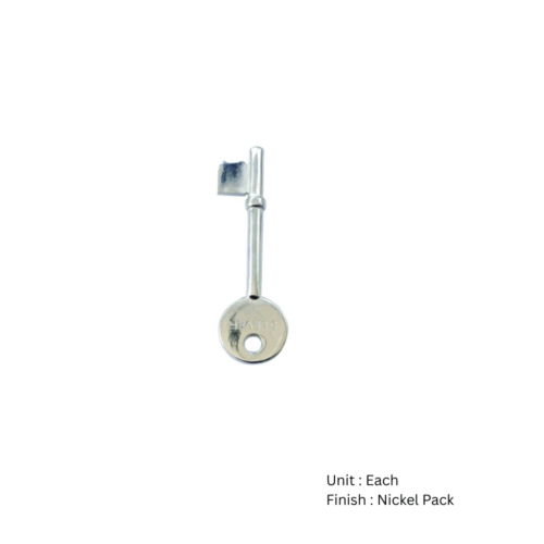 Alternative view of Brass Key Blank For 5 Lever Locks - Pack Of 10 (Kb2) - Pack Of 10   Nickel Plated Pack