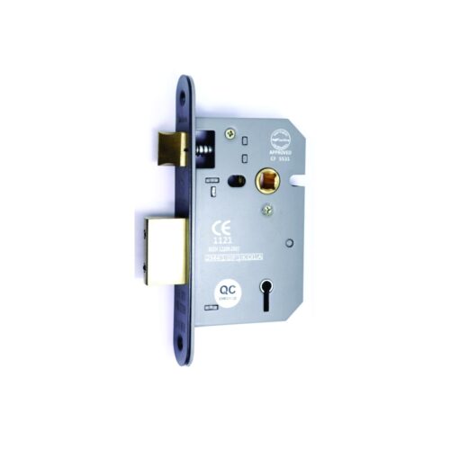 5 lever sashlock 63mm matt black