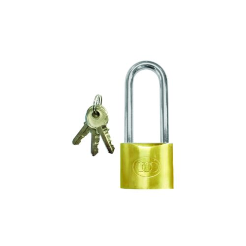 long shackle brass padlock 32mm