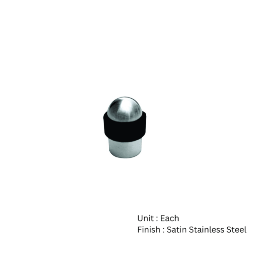 Alternative view of Floor Mounted Stainless Steel Collared Door Stop - Conical 30 X 45mm Satin Each