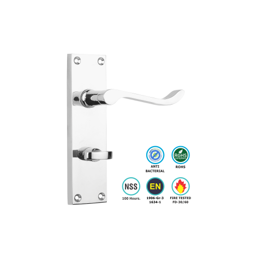 Alternative view of Victorian Scroll Bathroom Furniture To En1906 (Part 3)  Electro Brass Set