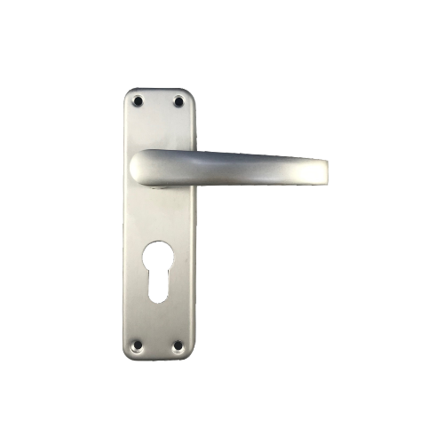 Whitworth Aluminium Euro Profile Handle   Satin Anodised Set