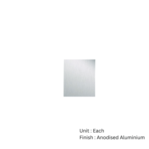 Alternative view of Repair Escutcheon - Stainless Steel Stick On - Blank 47.5 X 65.5 X 1.5 Satin Stainless Each