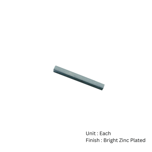 Alternative view of Lock Spare Spindle Only    8x100mm Bright Zinc Plated Each