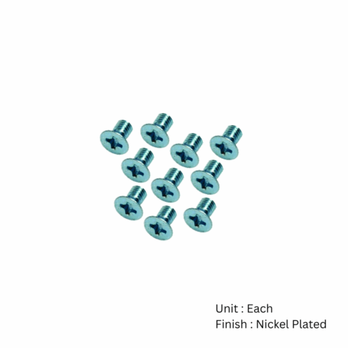 Alternative view of Grub Screw   X10 - Nickel Plated Each