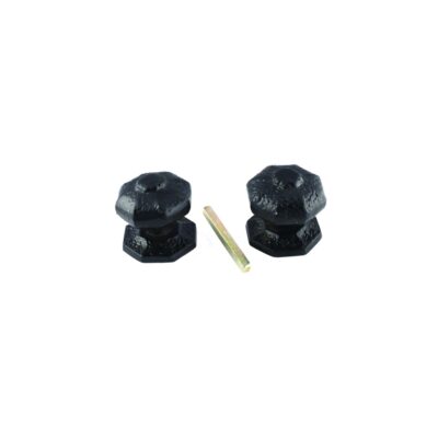 Black Antique Octagonal Mortice Knob