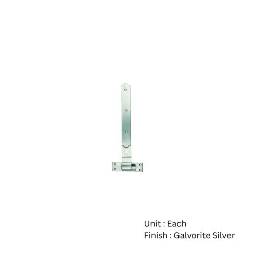 Alternative view of Cranked Hook and Band - Galvorite Silver Pair