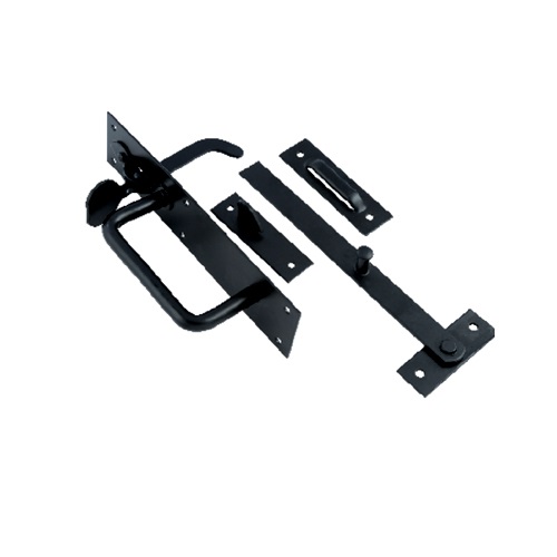 Suffolk Latch 200mm Epoxy Black