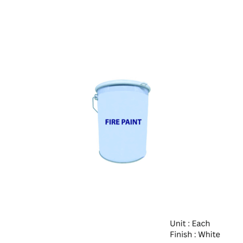 Alternative view of Fire Paint (Water Based) 5 Litre White Each