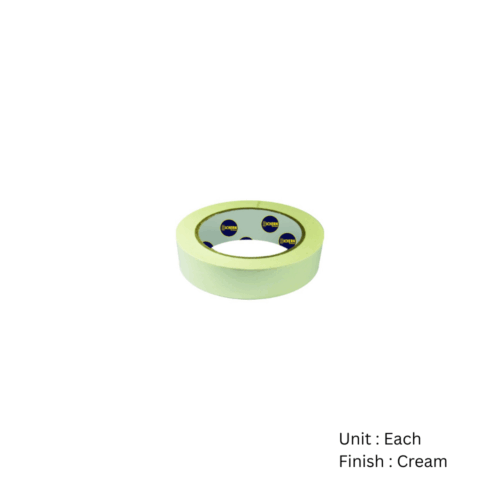 Alternative view of Masking Tape with Cream Finish and Multiple Sizes Each
