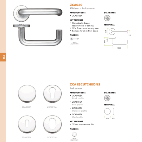 ZCA000 DATASHEET