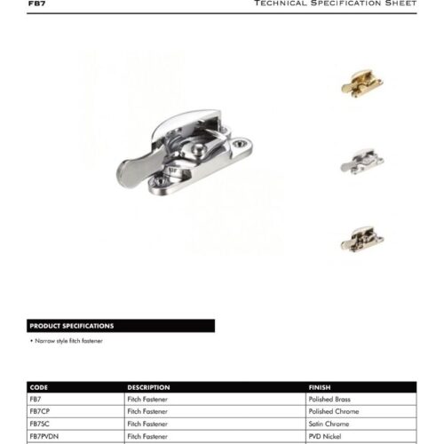 fb7 datasheet 1