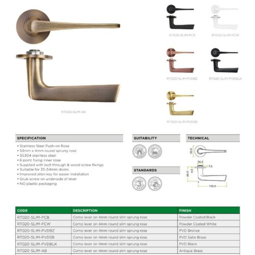 rt020 slim datasheet