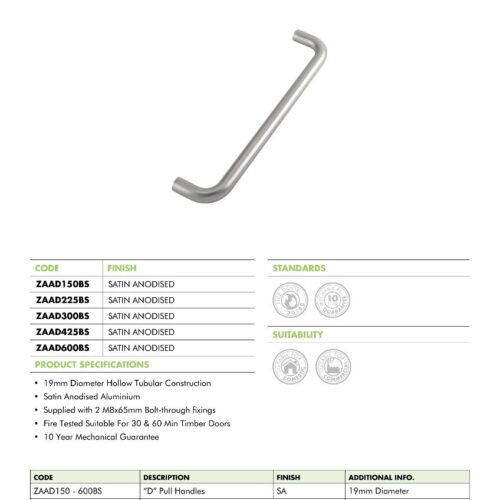 zaad b pullhandle datasheet 3